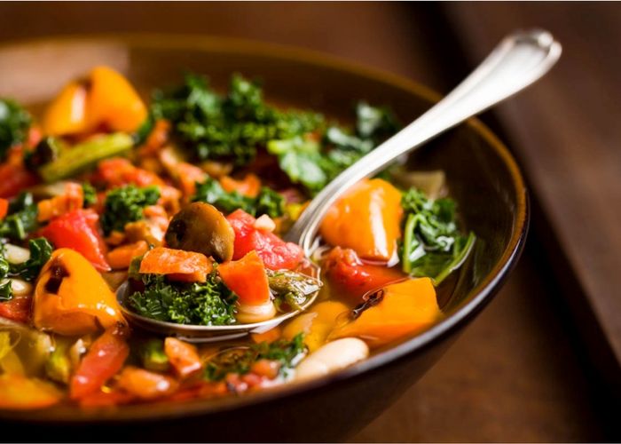 Farmer's Market Roasted Vegetable Soup