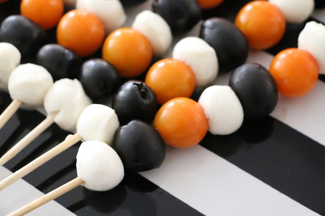 Halloween Antipasto Skewers