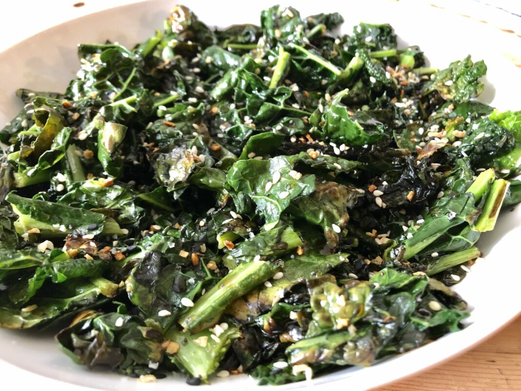 Sweet and Salty Sautéed Kale