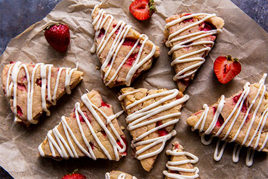 Strawberry Keto Scones