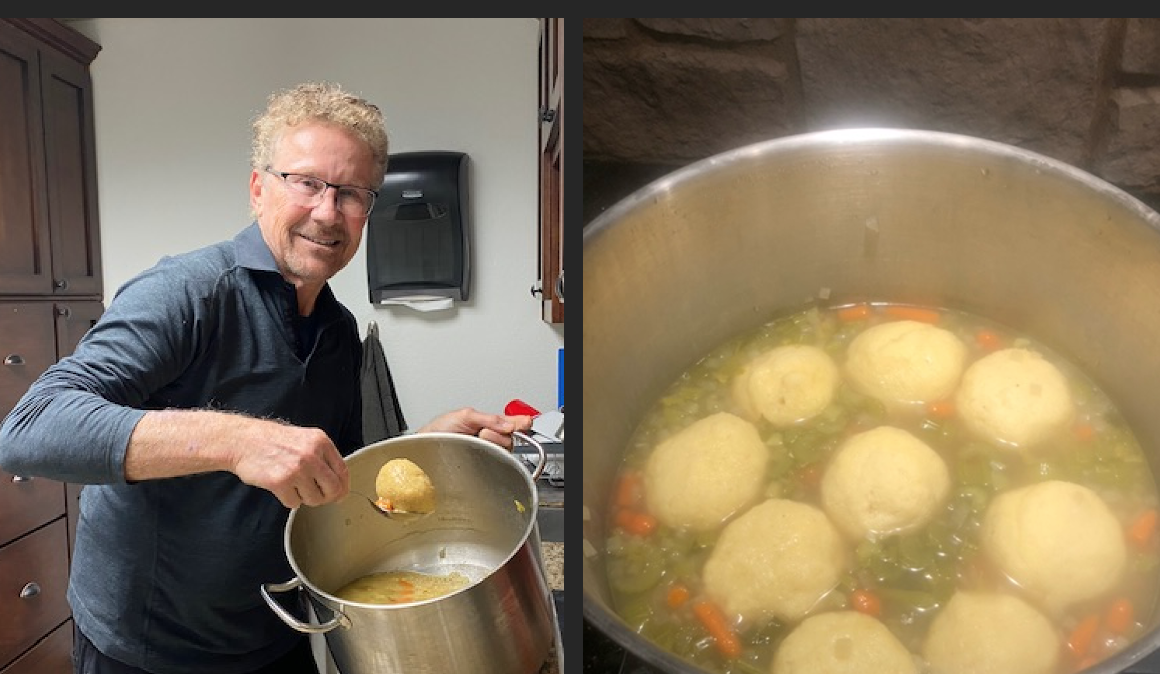 Dr. E's Mega Balls Matzo Ball Soup