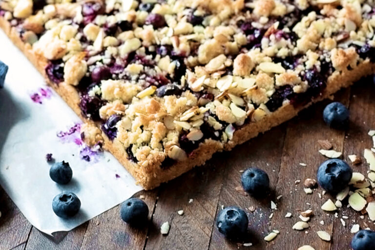 Blueberry Crumble Bars