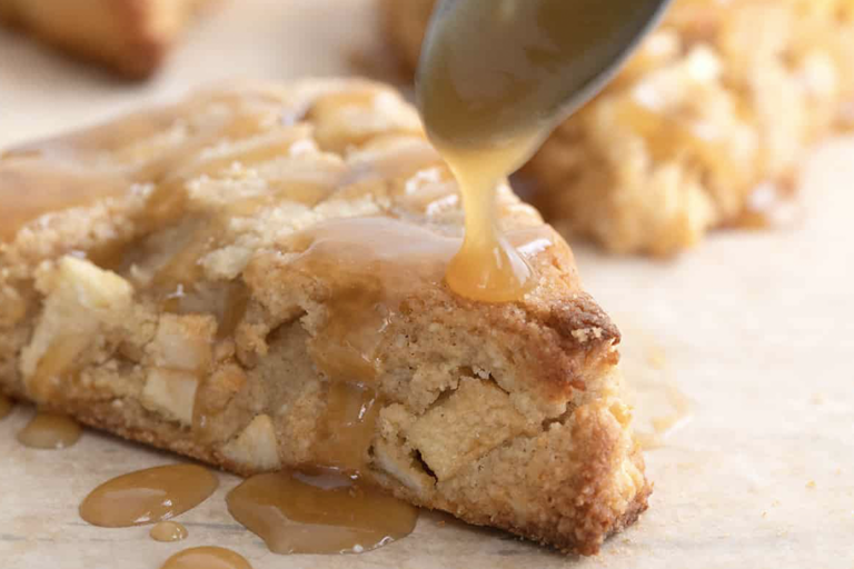 Caramel Apple Scones