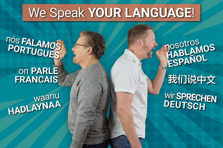 We Speak Your Language