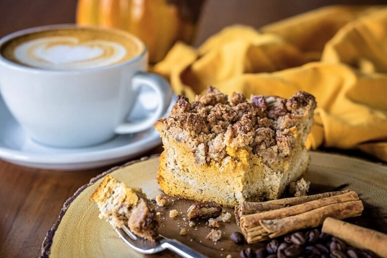 pumpkin spice coffee cake