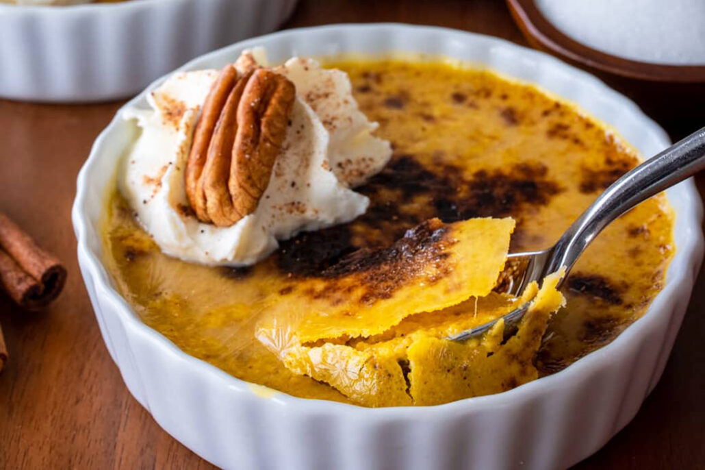 Low-Carb Pumpkin Creme Brule