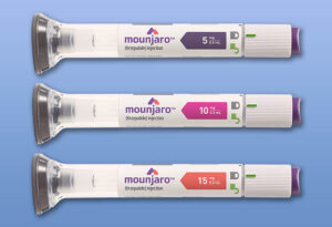 3 different doses of type 2 diabetes medication Mounjaro