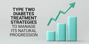 graph depicting that type 2 diabetes progresses over time